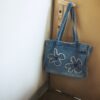 Blue Denim Tote Bag