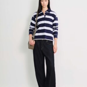 Rugby Polo Top - Navy